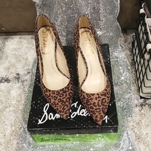 Sam Edelman Circus Animal Print Block Heels